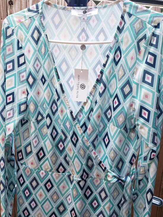 Jean Pierre Dresses & Skirts - BNWT Jean Pierre Klifa geometric wrap sashay garment (XL)